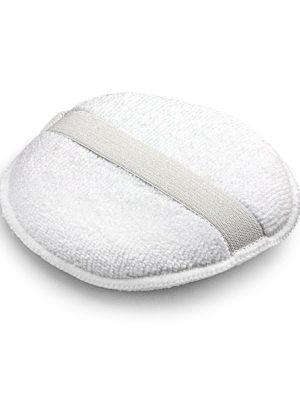 Aplicator din microfibră cu radieră pentru ceară auto, diametru 12 cm, 280g/m