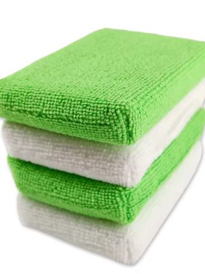 Burete de lustruire cu ceară MGLE 12x8x2 green/grey
